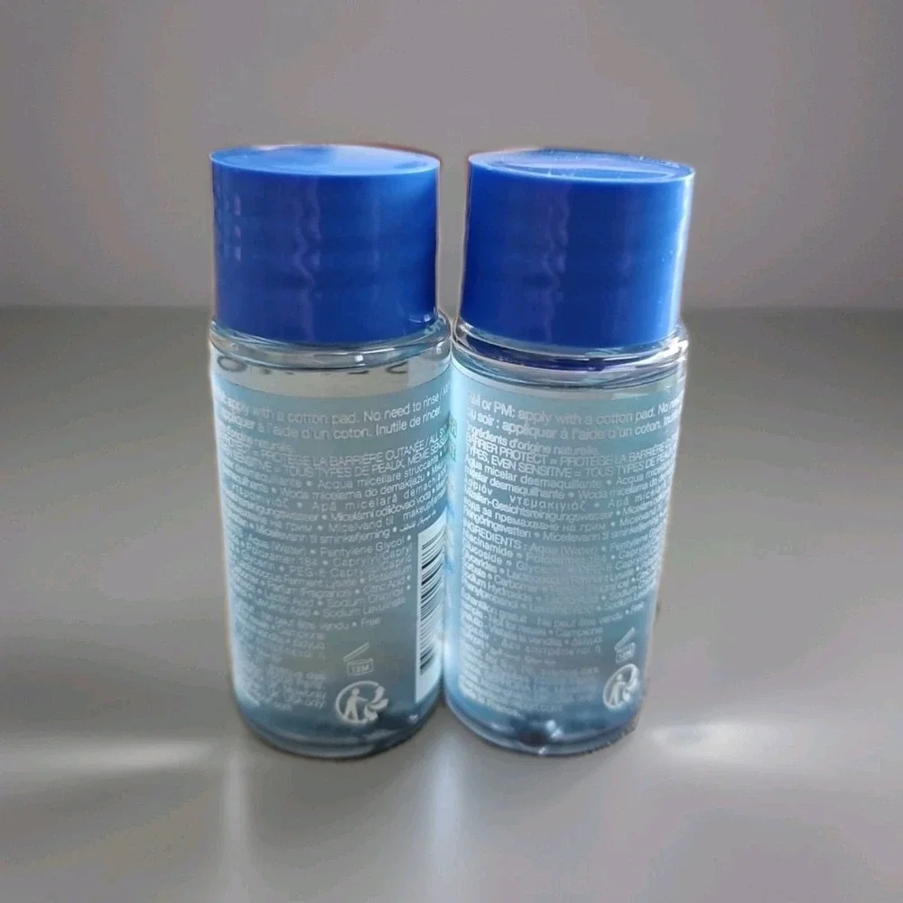 2 Sephora Collection Micellar Cleansing Water - Makeup Remover .67 fl oz Travel